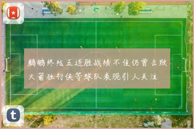 鹈鹕终结五连胜战绩不佳仍曾击败火箭独行侠等球队表现引人关注